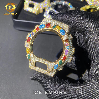 Iced Out 925 Silver Moissanite Watch