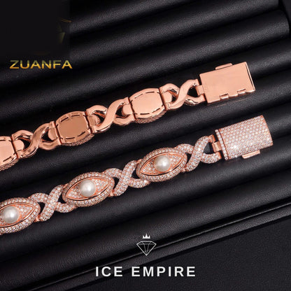 Iced Out 925 Silver Cuban Chain