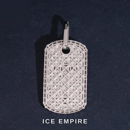 Iced Out 925 Silver Moissanite Pendant
