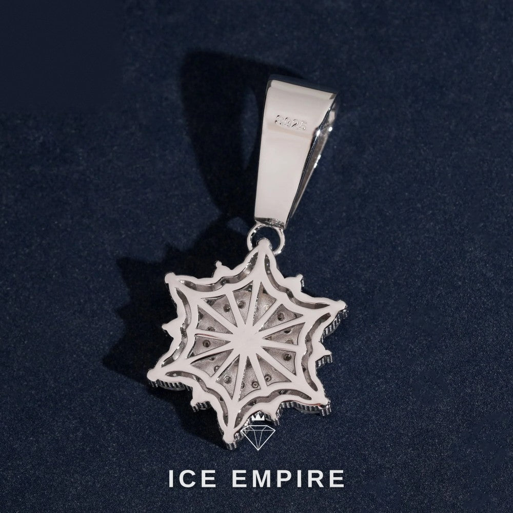 Iced Out Baguette 925 Silver Moissanite Pendant