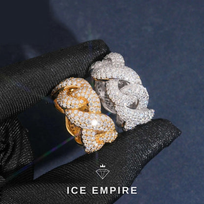 Iced Out 925 Silver Moissanite Cuban Chain