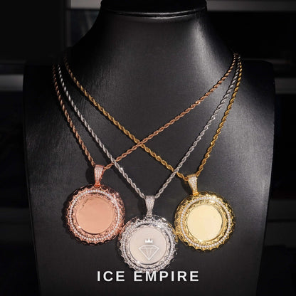 Iced Out 925 Silver Moissanite Pendant