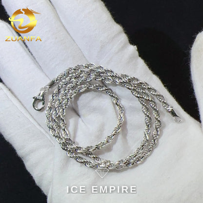 Iced Out Rose Gold Plated Cuban Chain
