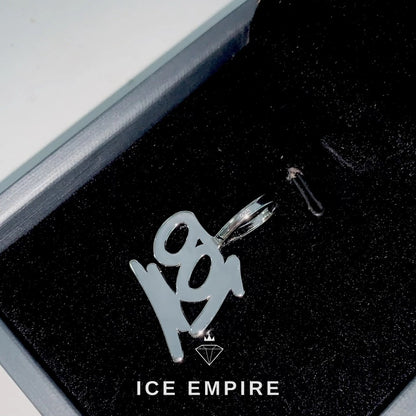 Iced Out Cross Rose Gold Plated Moissanite Pendant